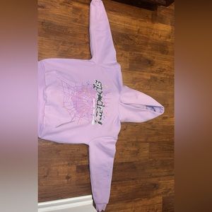 Sp5der “açai” hoodie ‘purple’